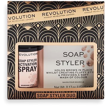 REVOLUTION Soap Styler Duo, mýdlo na obočí (5057566640367)