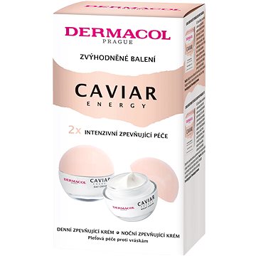 DERMACOL Duopack Caviar Energy denní + noční krém Set 100 ml (8595003127400)