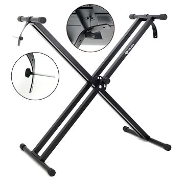 Veles-X Compact Security Double X Keyboard Stand (CSDXS)