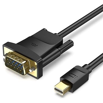 Vention Mini DP Male to VGA Male HD Cable 1.5m Black (HFDBG)