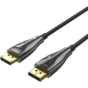 Vention Optical DP 1.4 (Display Port) Cable 8K 20M Black Zinc Alloy Type (HCBBQ)