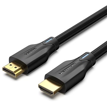 Vention Cotton Braided 8K HDMI 2.1 Cable 2M Black (AAUBH)