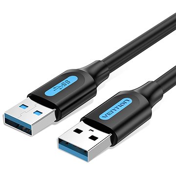Vention USB 3.0 Male to USB Male Cable 3M Black PVC Type (CONBI)
