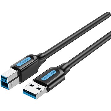 Vention USB 3.0 Male to USB-B Male Printer Cable 0.5M Black PVC Type (COOBD)