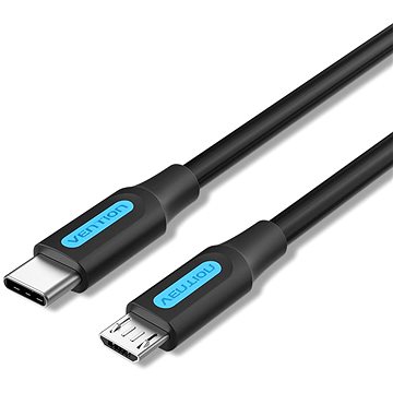 Vention USB-C 2.0 to Micro USB 2A Cable 1M Black (COVBF)