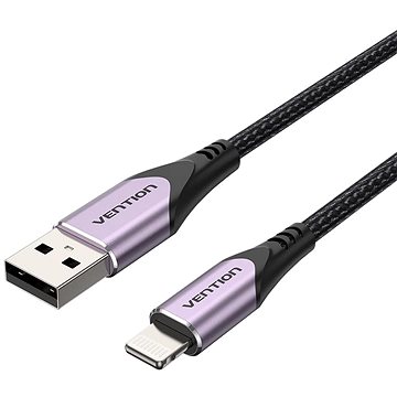 Vention MFi Lightning to USB Cable Purple 1.5M Aluminum Alloy Type (LABVG)