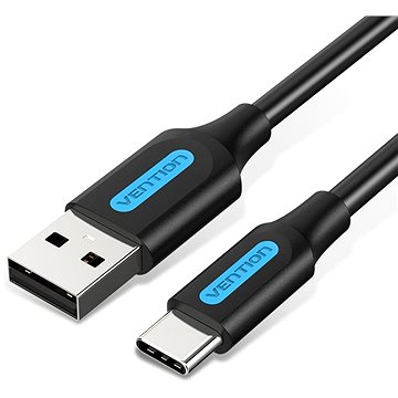 Vention Type-C (USB-C) <-> USB 2.0 Charge & Data Cable 0.25m Black (COKBC)