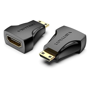 Vention Mini HDMI (M) to HDMI (F) Adapter Black (AISB0)