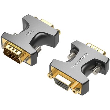 Vention VGA Male to Female Adapter Black (DDFB0)