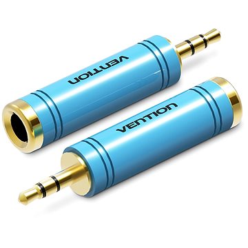 Vention 3.5mm Jack (M) to 6.3mm (F) Adapter Blue (VAB-S04-L)