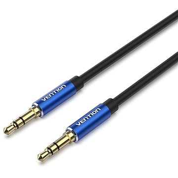 Vention 3.5mm Male to Male Audio Cable 2m Blue Aluminum Alloy Type (BAXLH)