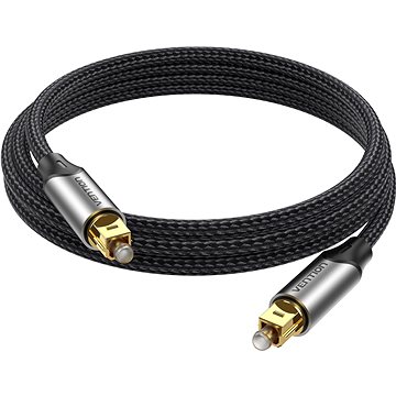 Vention Optical Fiber Toslink Audio Cable Aluminum Alloy Type 1.5M Gray (BAVHG)