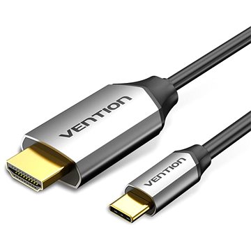 Vention USB-C to HDMI Cable 1.5M Black Aluminum Alloy Type (CGOBG)