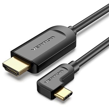 Vention Type-C (USB-C) to HDMI Cable Right Angle 1.5m Black (CGVBG)