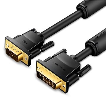 Vention DVI (24+5) to VGA Cable 1.5M Black (EACBG)