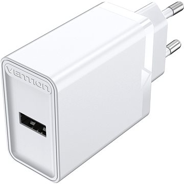 Vention 1-port USB Wall Charger (12W) White (FAAW0-EU)