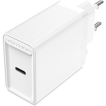 Vention 1-port USB-C Wall Charger (30W) White (FAIW0-EU)