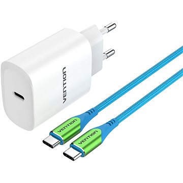 Vention & Alza Charging Kit (20W USB-C + Type-C PD Cable 1.5m) Collaboration Type (ZFDW0-150)