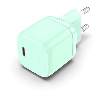 Vention 1-port Stylish USB-C GaN Charger (30W) Green (FAKG0-EU)