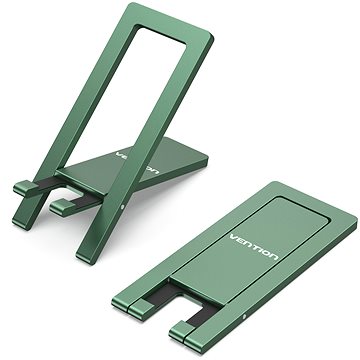 Vention Portable Cell Phone Stand Holder for Desk Green Aluminium Alloy Type (KCYG0)