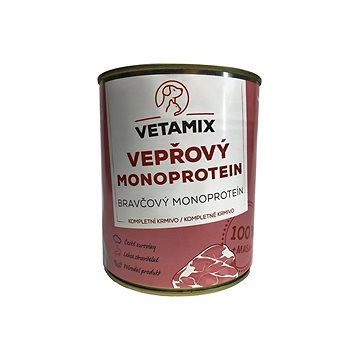Vetamix Vepřový monoprotein 6 × 850g (9051684651485)