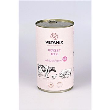 Vetamix Hovězí mix 6 × 1,25 kg (8594044510035)