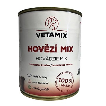 Vetamix Hovězí mix 6 × 850g (8594044510042)