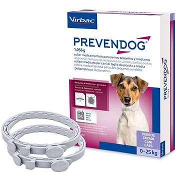 Prevendog 1,056 g medikovaný obojek pro psy 5-25 kg 2 ks (3597133085655)