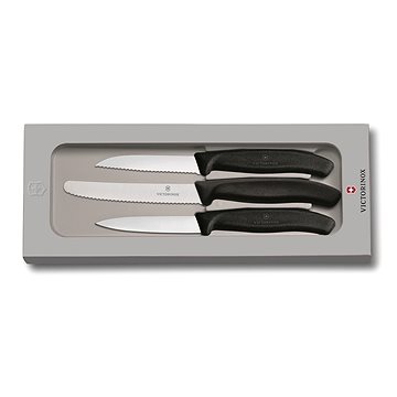 Victorinox sada nožů na zeleninu 3ks Swiss Classic plast černý (6.7113.3G)