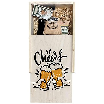 Dárková dřevěná bedna - pro pivaře Cheers (8595590770409)