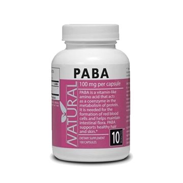 PABA - Kyselina para-aminobenzoová, 100 mg, 100 kapslí (23746)