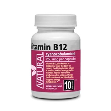 Vitamín B12, 60 tablet (23751)