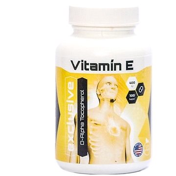 Vitamín E 400 IU přírodní, 100 kapslí (23760)