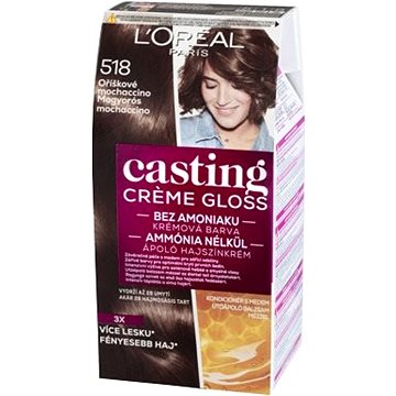 L'ORÉAL CASTING Creme Gloss 518 Oříškové mochaccino (3600523373031)