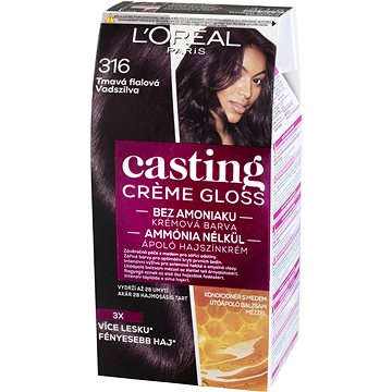 L'ORÉAL CASTING Creme Gloss 316 Tmavá fialová (3600521334751)
