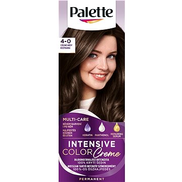 SCHWARZKOPF PALETTE Intensive Color Cream 4-0 (N3) Středně hnědý (3838824159492)