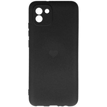 Vennus Valentýnské pouzdro Heart pro Samsung Galaxy A03 - černé (TT4437)