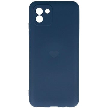 Vennus Valentýnské pouzdro Heart pro Samsung Galaxy A03 - tmavě modré (TT4438)
