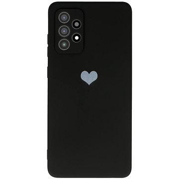 Vennus Valentýnské pouzdro Heart pro Samsung Galaxy A72 4G/5G - černé (TT4447)