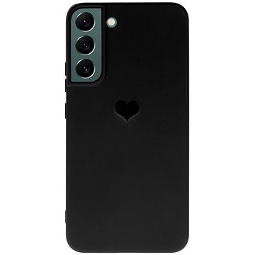 Vennus Valentýnské pouzdro Heart pro Samsung Galaxy S22 Plus - černé (TT4452)