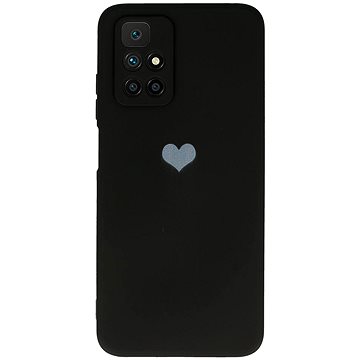 Vennus Valentýnské pouzdro Heart pro Xiaomi Redmi 10 - černé (TT4455)