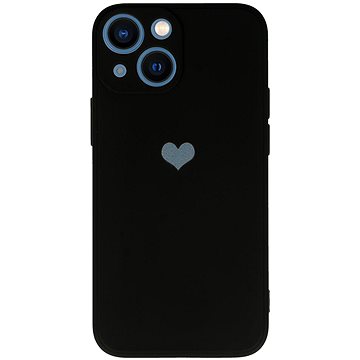 Vennus Valentýnské pouzdro Heart pro iPhone 13 Mini - černé (TT4418)