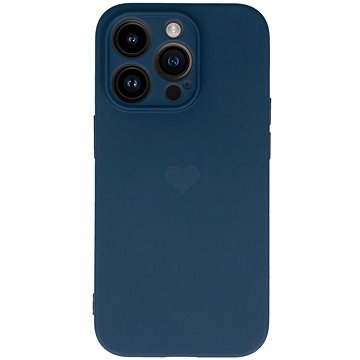 Vennus Valentýnské pouzdro Heart pro iPhone 13 Pro Max - tmavě modré (TT4423)