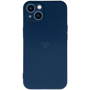 Vennus Valentýnské pouzdro Heart pro iPhone 14 Plus - tmavě modré (TT4429)