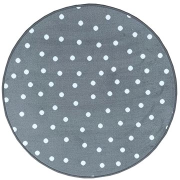 Dětský koberec Puntík šedý kruh (VOPI166nad)