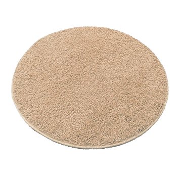 Kusový koberec Color shaggy béžový kruh (VOPI682nad)