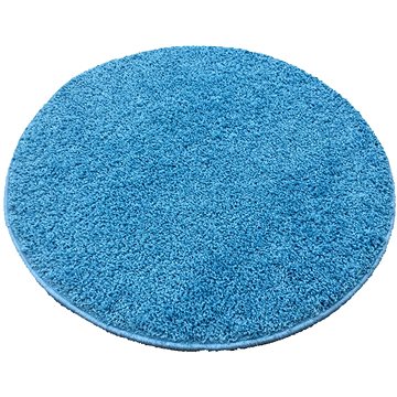 Kusový koberec Color shaggy modrý kruh (VOPI733nad)
