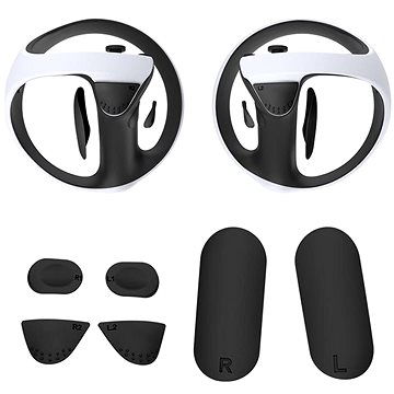 DOBE Protiskluzové silikonové krytky pro gamepad Playstation VR2 černé
