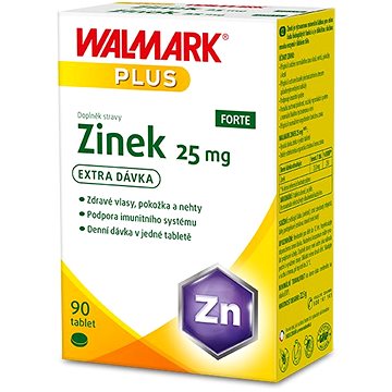 Walmark Zinek 25 mg Forte 90 tbl. (8596024014090)