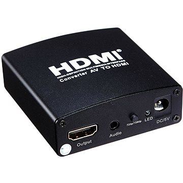 PremiumCord převodník AV signálu a zvuku na HDMI (khcon-26)
